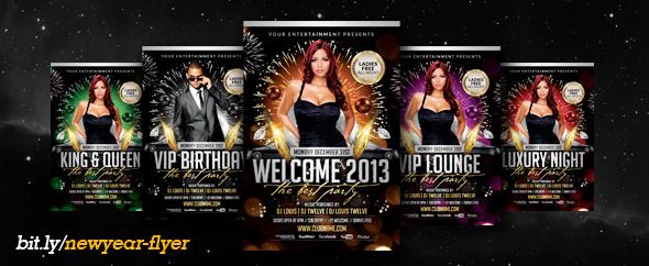 Welcome 2013 VIP Birthday | Flyer + Facebook Cover