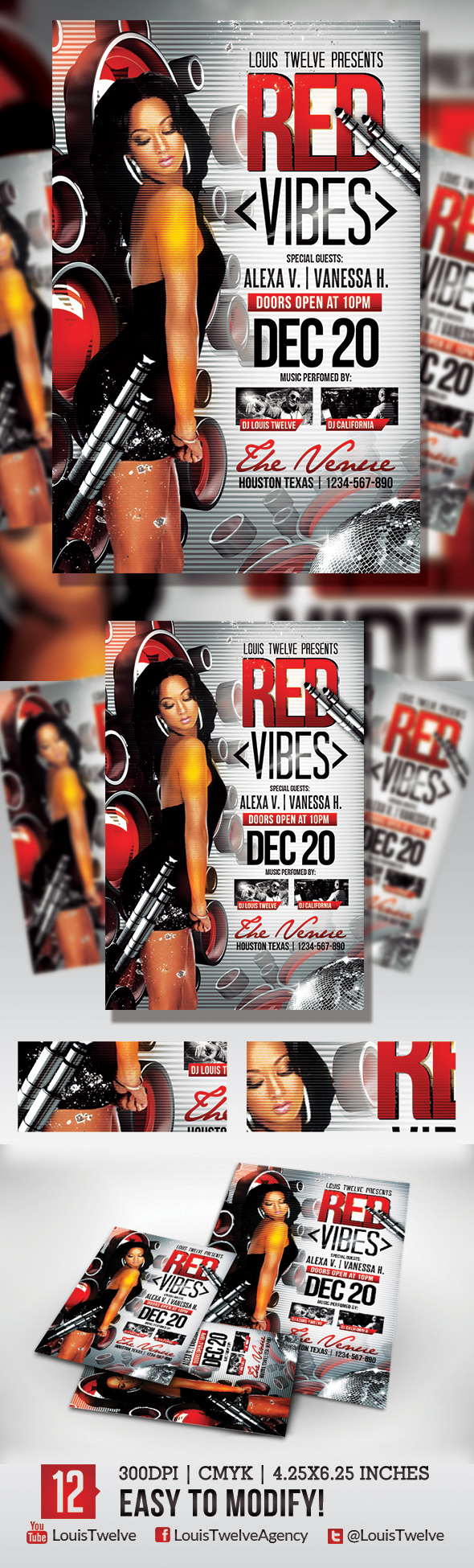 Red Vibes | Flyer Template