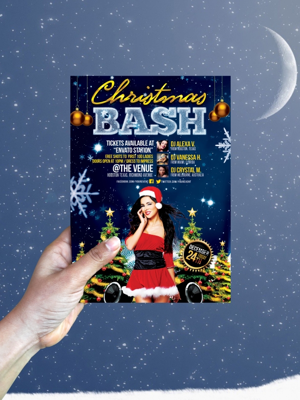 Christmas Bash | Flyer + FB Cover